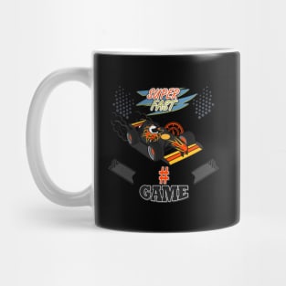 F1 Racing design Black Mug